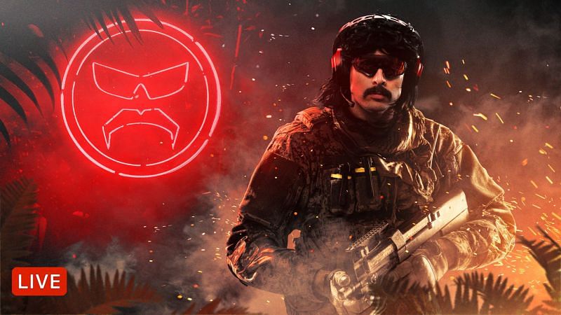 Dr Disrespect cannot wait to drop into the new Warzone map (Image via Twitter/DrDisrespect)