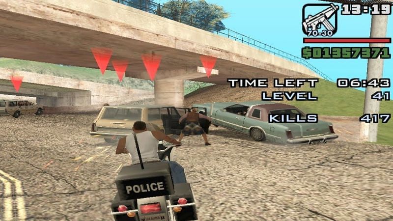 Spieler konnten in GTA San Andreas an einer Vielzahl von Nebenmissionen teilnehmen (Bild via gta.fandom.com)