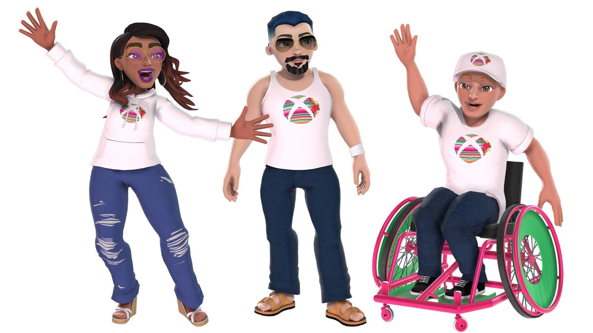 Feiern Sie mit Xbox Avatars Hispanic Heritage Gear