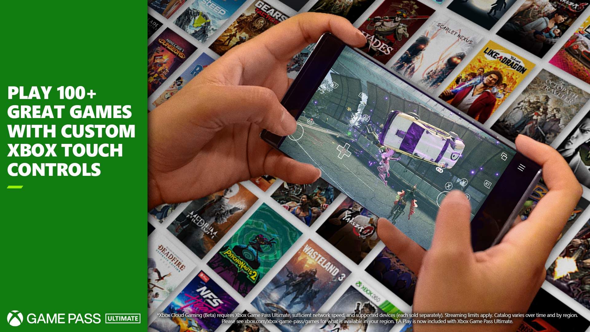 Update der Xbox Game Pass-Touch-Steuerung