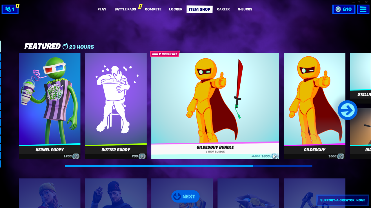 Was ist heute im Fortnite Item Shop – 28. Oktober 2021: Kernal Poppy debütiert, Gildedguy kehrt zurück