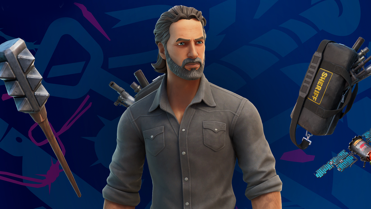 Rick Grimes von The Walking Dead hat sich Fortnite während Fortnitemares 2021 angeschlossen