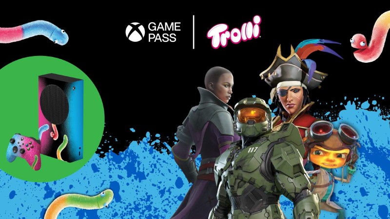 Trolli verschenkt 20 Xbox Series S-Konsolen mit Gummiwurm-Thema