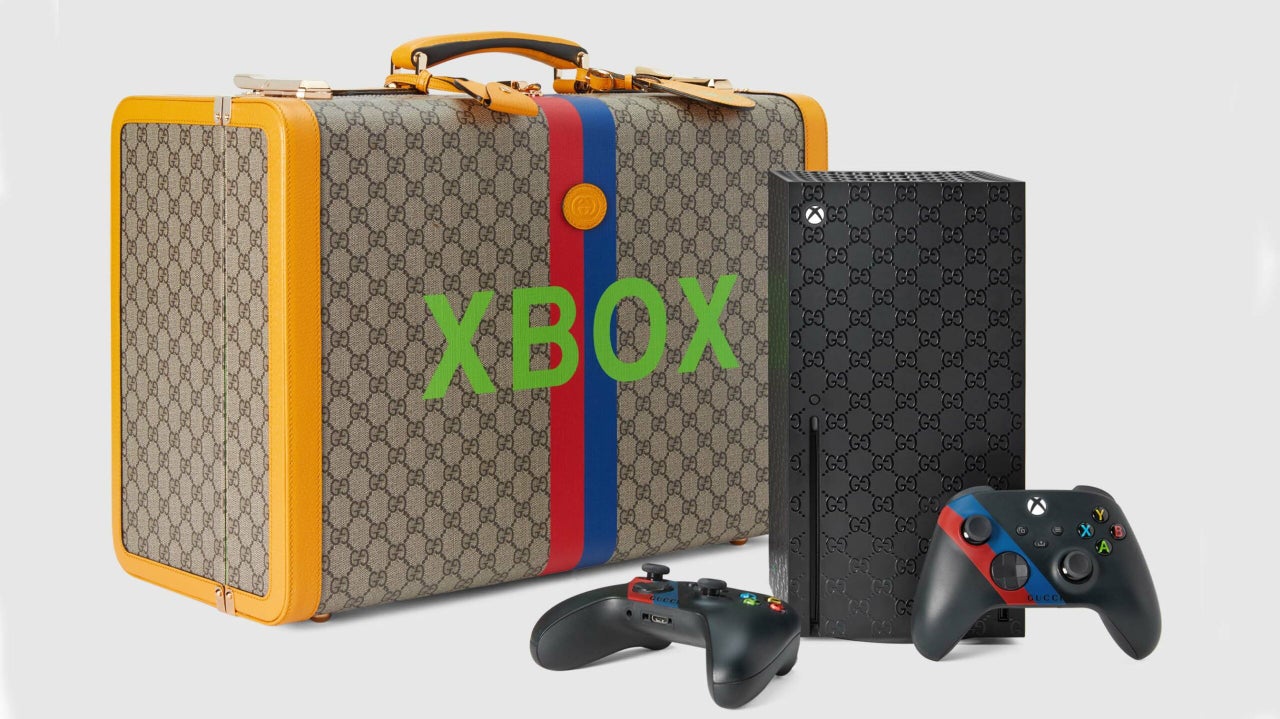 Die Zusammenarbeit mit Luxusmarken geht weiter mit einer Gucci Xbox im Wert von 10.000 US-Dollar