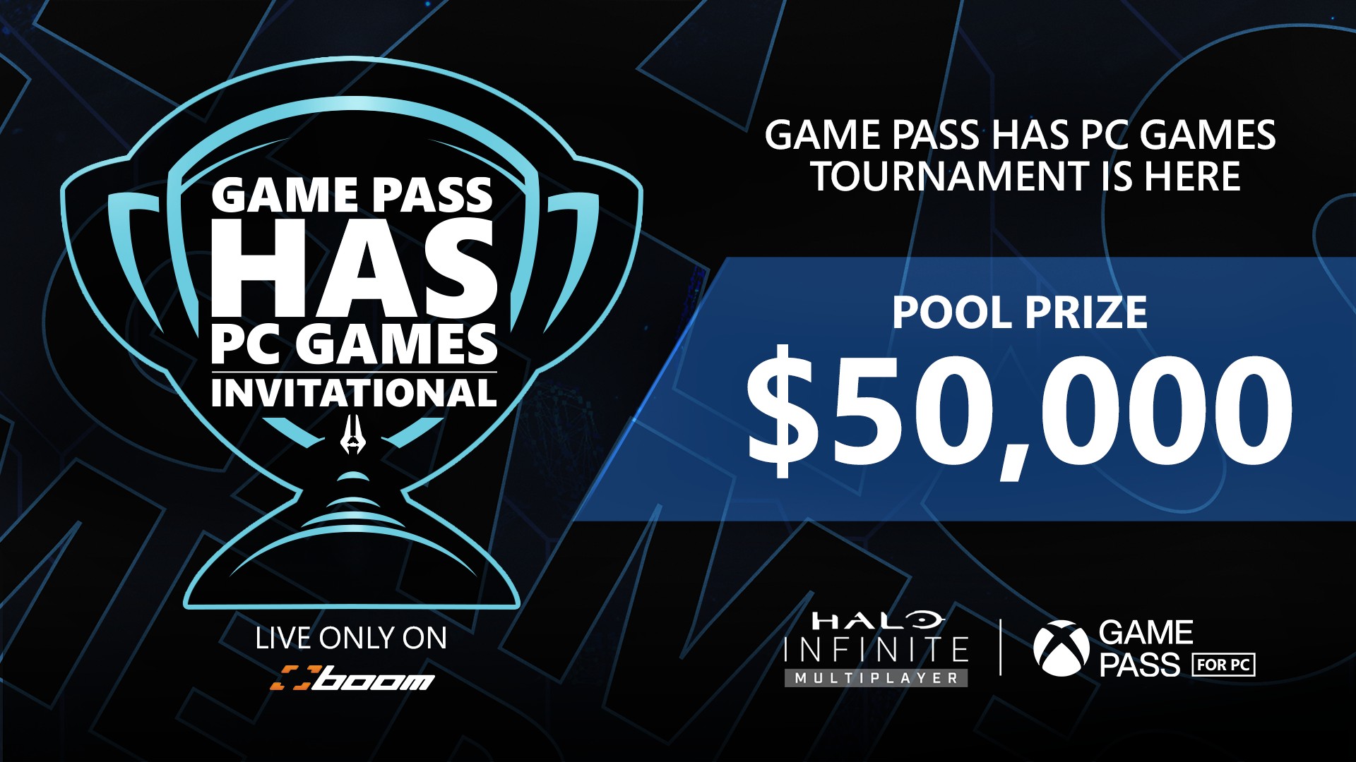 Game Pass bietet PC Games Invitational mit Boom TV mit Halo Infinite Multiplayer und einem Preispool von 50.000 US-Dollar