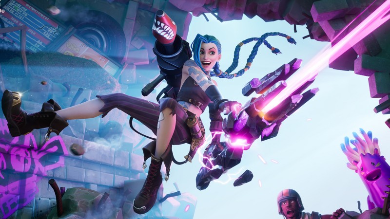 League of Legends-Champion Jinx zu Fortnite hinzugefügt