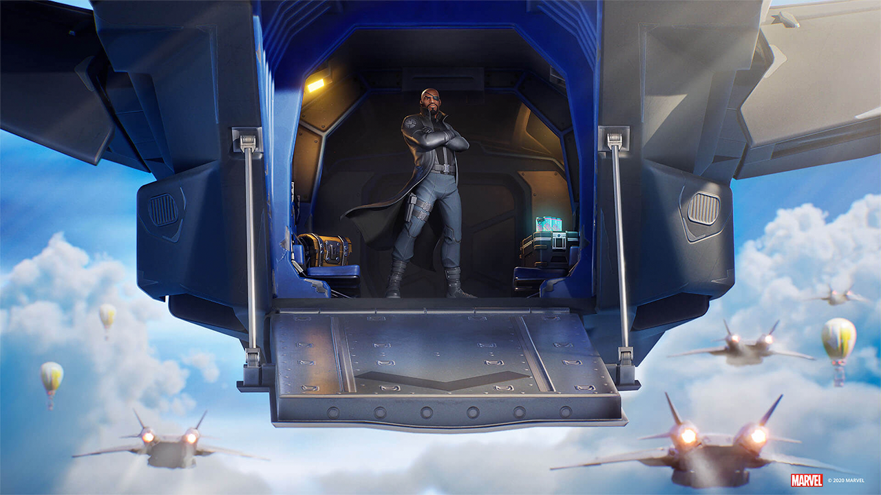 Nick Fury ist der neueste Marvel-Charakter, der Fortnite beitritt