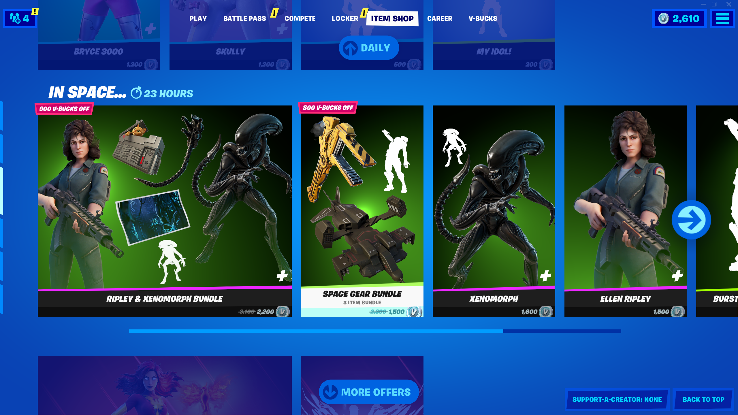 Was ist heute im Fortnite Item Shop – 16. November 2021: Ripley und die Xenomorph-Rückkehr