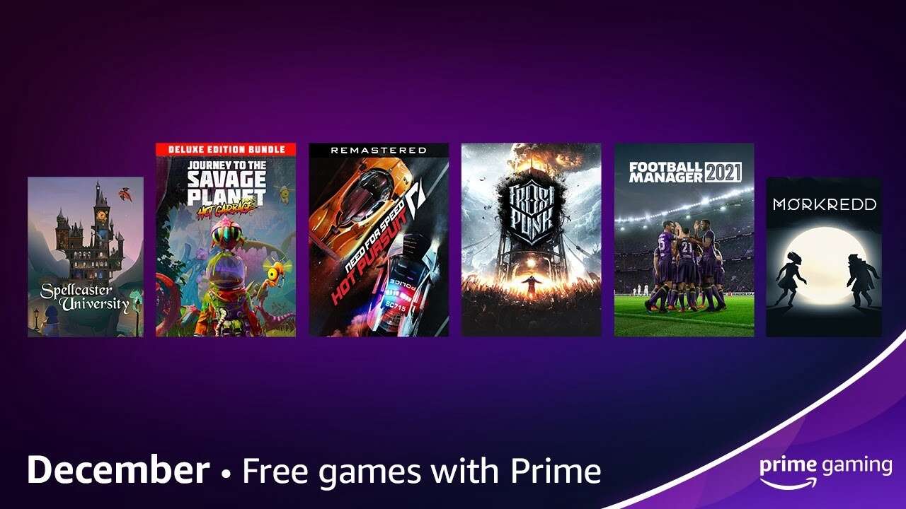 Amazon Prime-Mitglieder können im Dezember 9 kostenlose Spiele ergattern