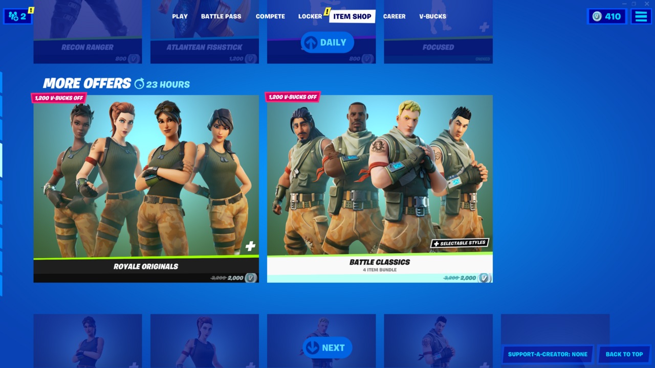 Was ist heute im Fortnite Item Shop: 4. Dezember 2021: Royale Originals Return