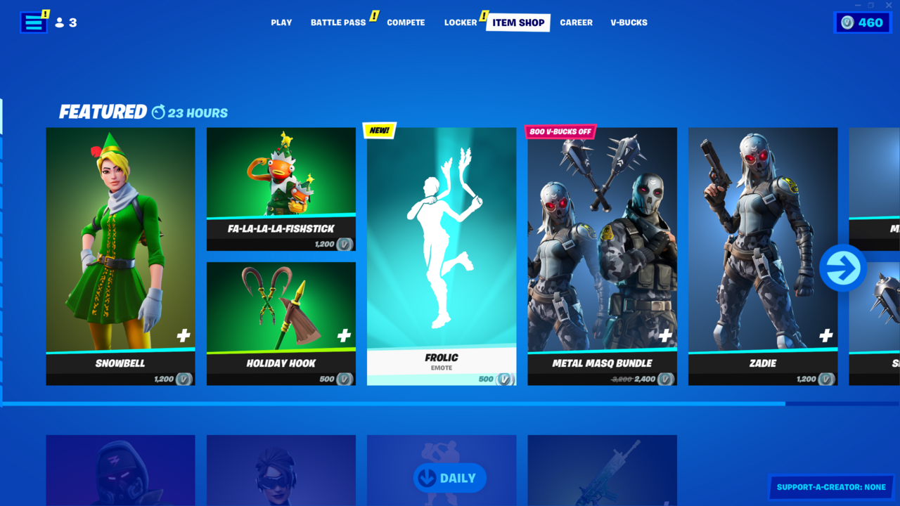 Welcher Fortnite Skin Ist Heute Im Shop Was ist heute im Fortnite Item Shop - 11. Dezember 2021: Snowbell kehrt