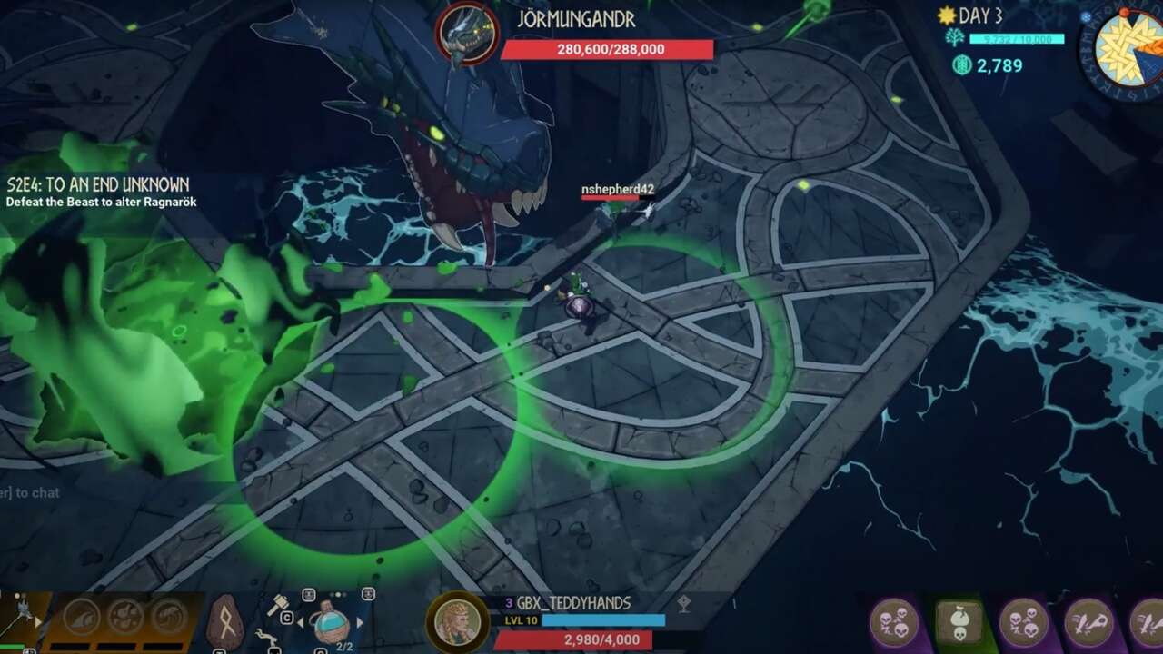 Tribes Of Midgards neuer Saisonboss ist eine riesige Schlange, die die Welt fressen will