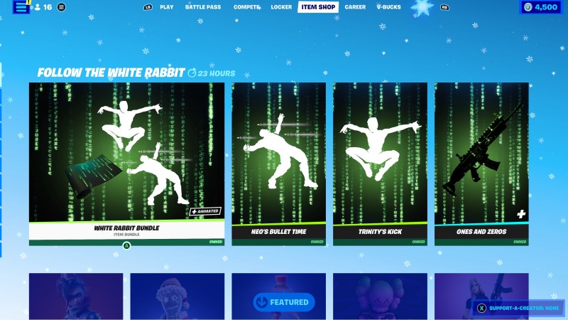Was ist heute neu in Fortnite: Teases of the Matrix Neo und Trinity