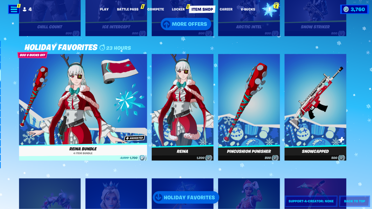 Was ist heute im Fortnite Item Shop - 4. Januar 2022: Letzte Chance für Winterfest-Skins