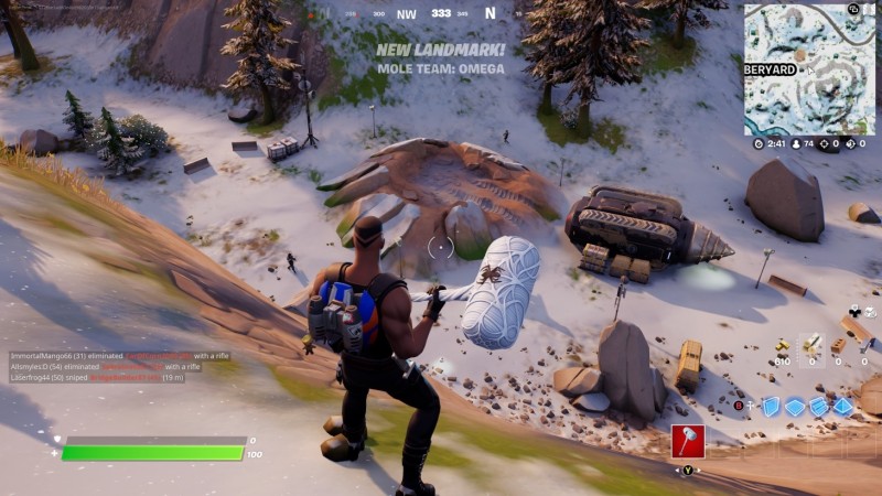 Heute hat sich auf Fortnites Karte etwas geändert