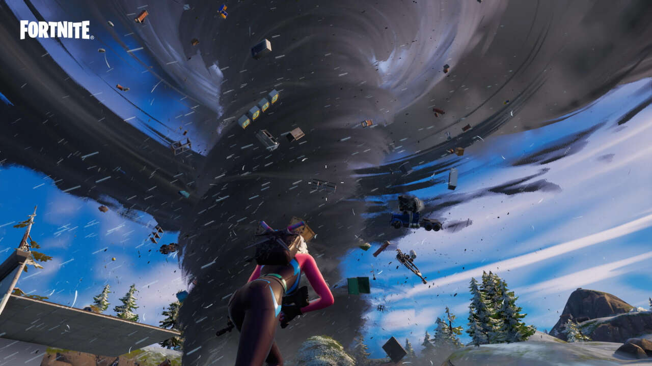 Fortnite 19.01 Patch Notes (11. Januar) geben eine Tornado-Warnung für die Insel heraus