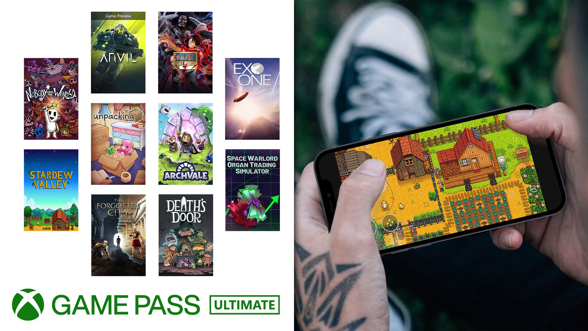Xbox Game Pass – Touch-Steuerung