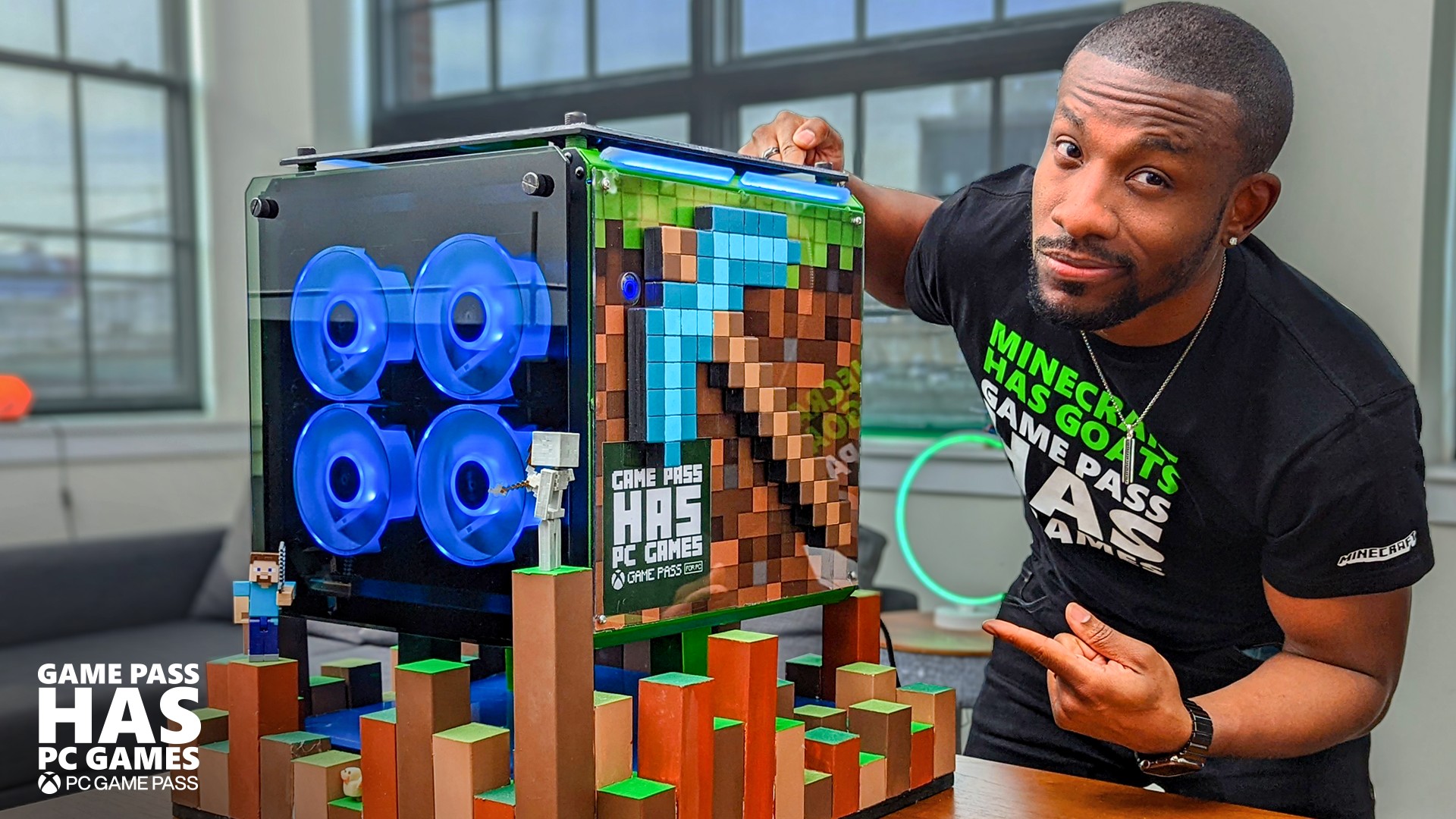 Game Pass enthält PC-Spiele – PC Builder-Reihe: Minecraft