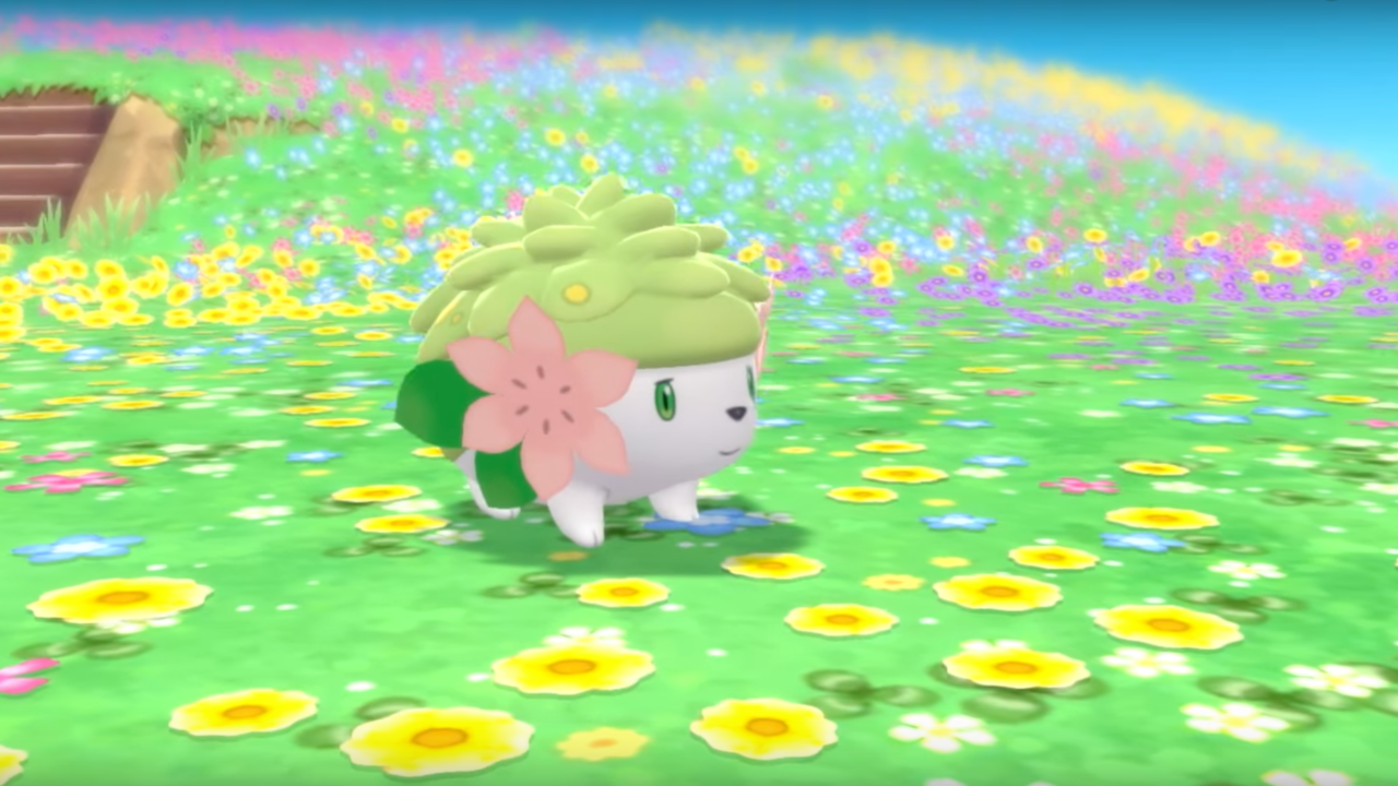 Pokemon Brilliant Diamond und Shining Pearl bieten kostenloses mythisches Shaymin an