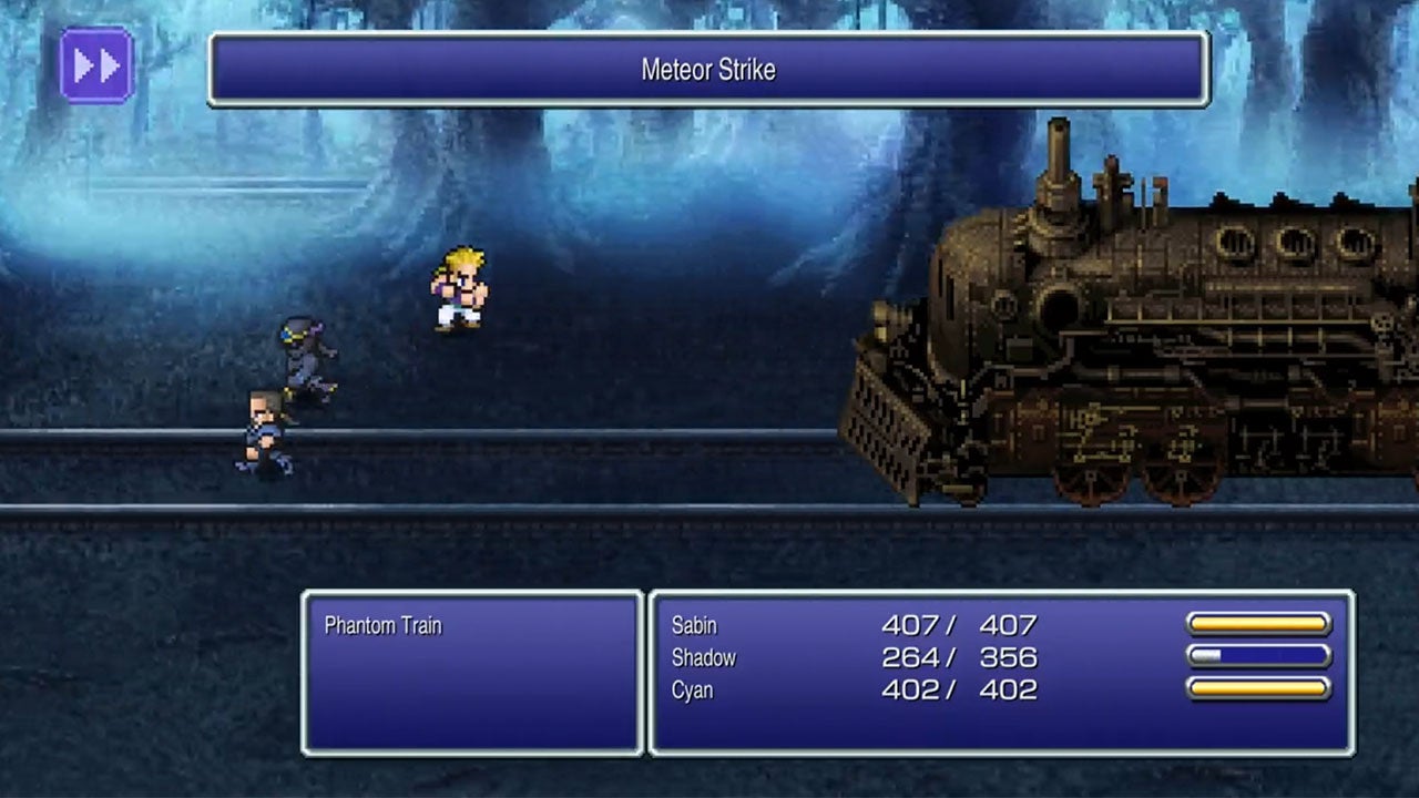 Mit Final Fantasy 6 Pixel Remaster können Sie den Geisterzug immer noch richtig supplexen
