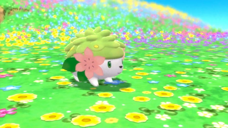 Pokémon Brilliant Diamond und Shining Pearl: Mythisches Shaymin-Mysteriumsgeschenk ab heute erhältlich