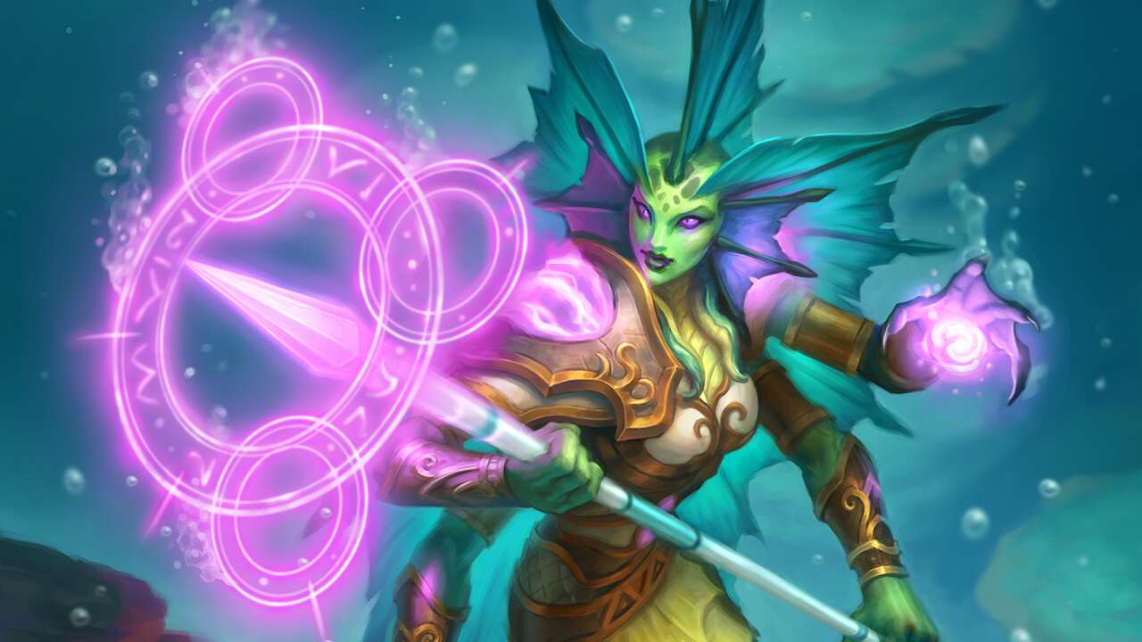 Hearthstone-Reise zur versunkenen Stadt Kartenenthüllung: Hedra die Ketzerin
