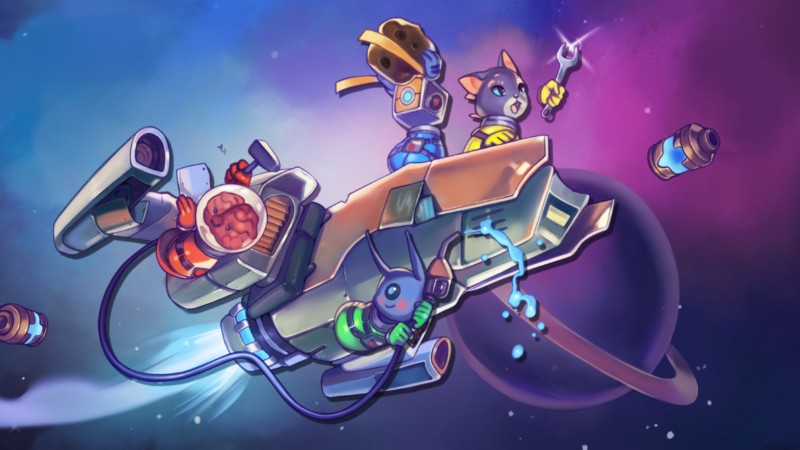 Fueled Up ist ein Couch-Koop-Spiel für vier Spieler, das im Weltraum spielt und von Fireline Games entwickelt wurde