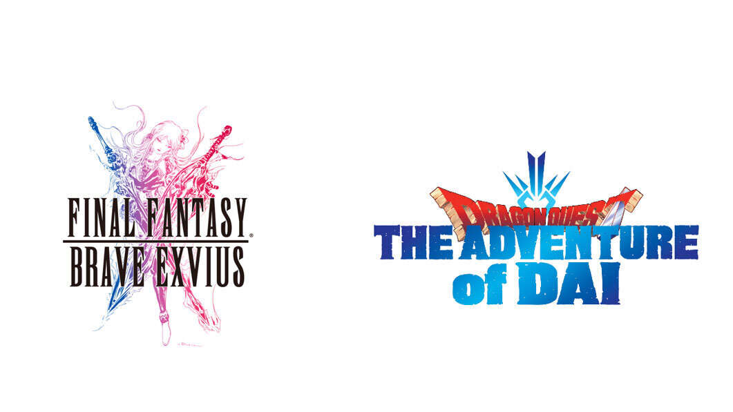 Final Fantasy Brave Exvius mit Charakteren aus Dragon Quest: The Adventure Of Dai Manga