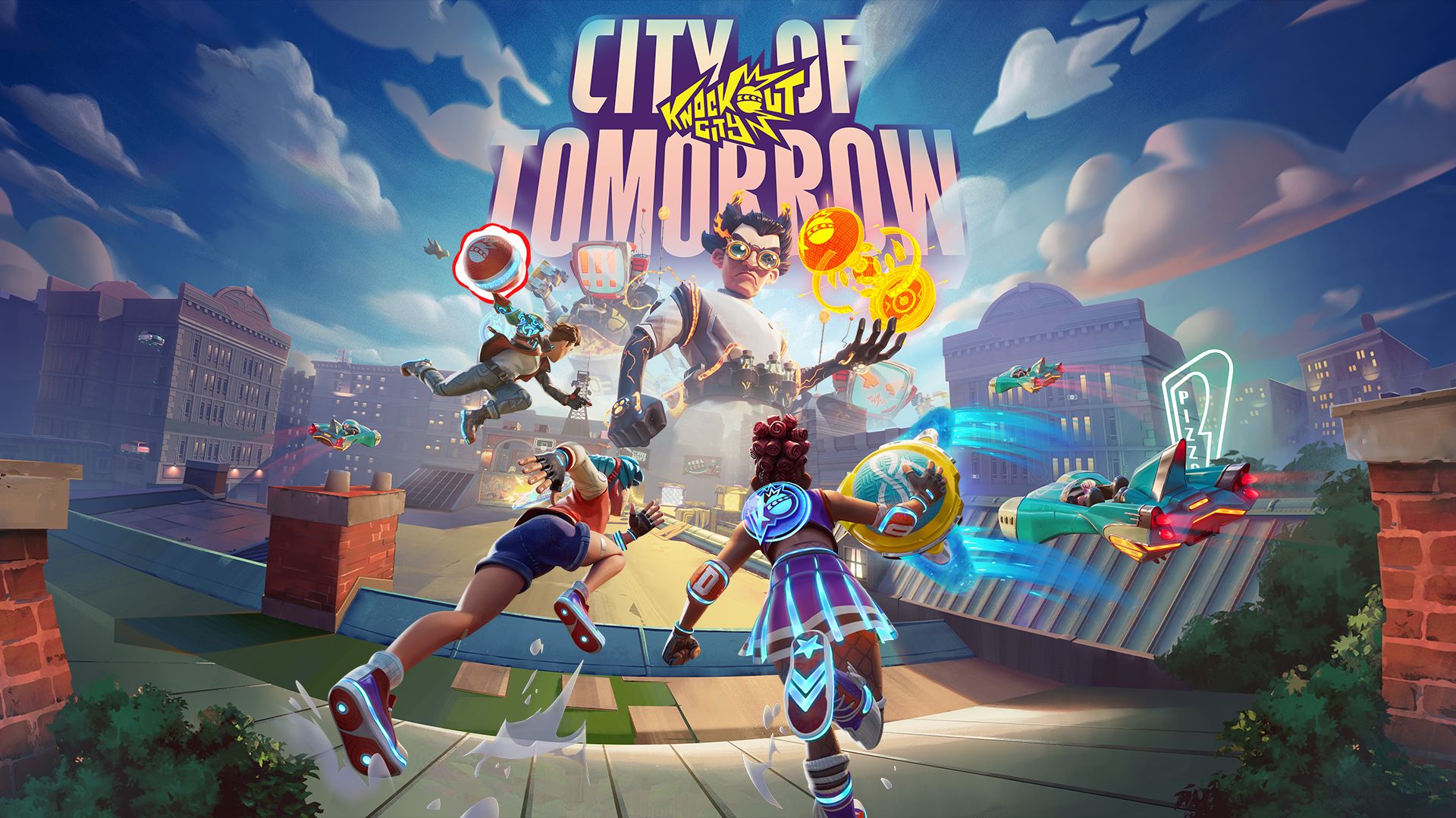 Willkommen in der Zukunft von Knockout City in Staffel 6: City of Tomorrow