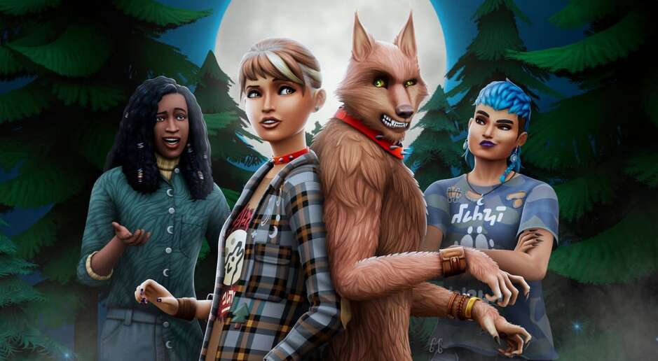 Du kannst jetzt in Die Sims 4 ein Werwolf werden