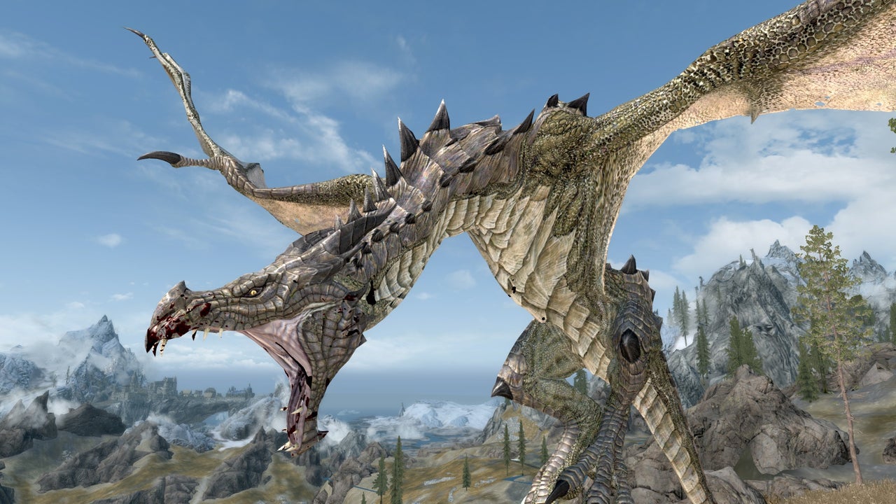 Skyrim Mod bietet 16.000 Drachentexturen für die unvermeidliche 2050-Veröffentlichung