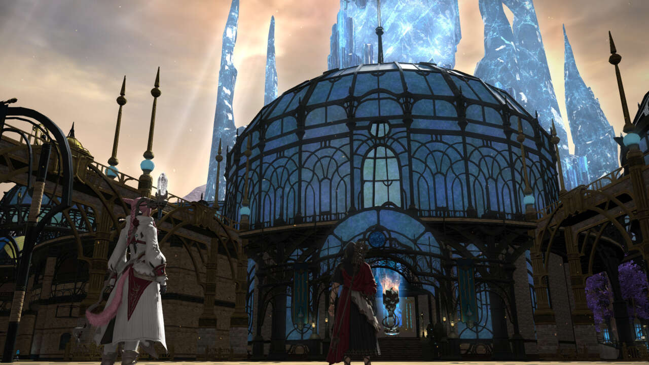 Final Fantasy 14-Spieler blockieren den Zugriff auf den berüchtigten Rollenspielserver mit einer Charakterbarrikade