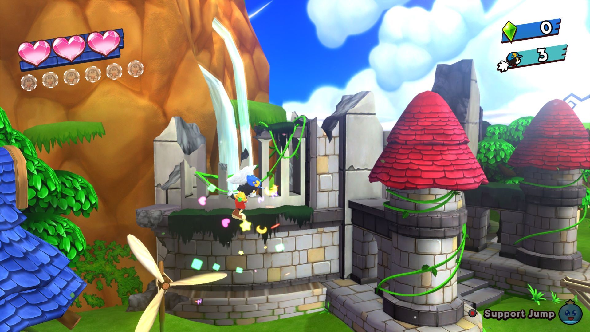 Screenshot der Klonoa Phantasy Reverie-Serie