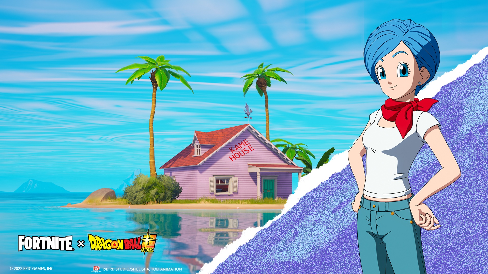 Asset von Kame House mit Bulma im Spiel