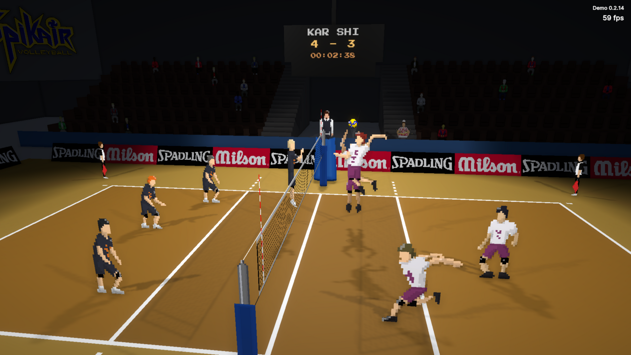 Spikair Volleyball ist ein großartiges Haikyu-inspiriertes Volleyballspiel für Steam Deck