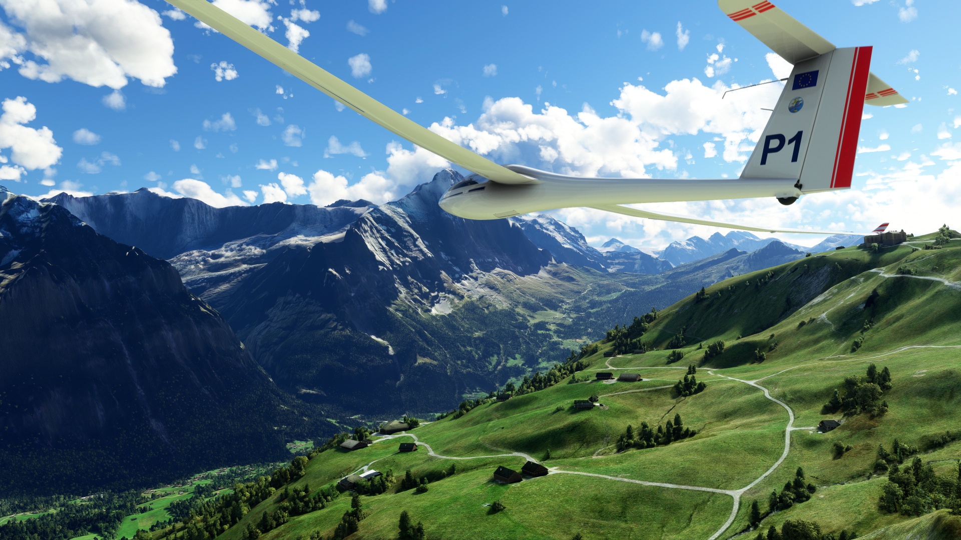 Asset zum 40-jährigen Jubiläum von Microsoft Flight Simulator