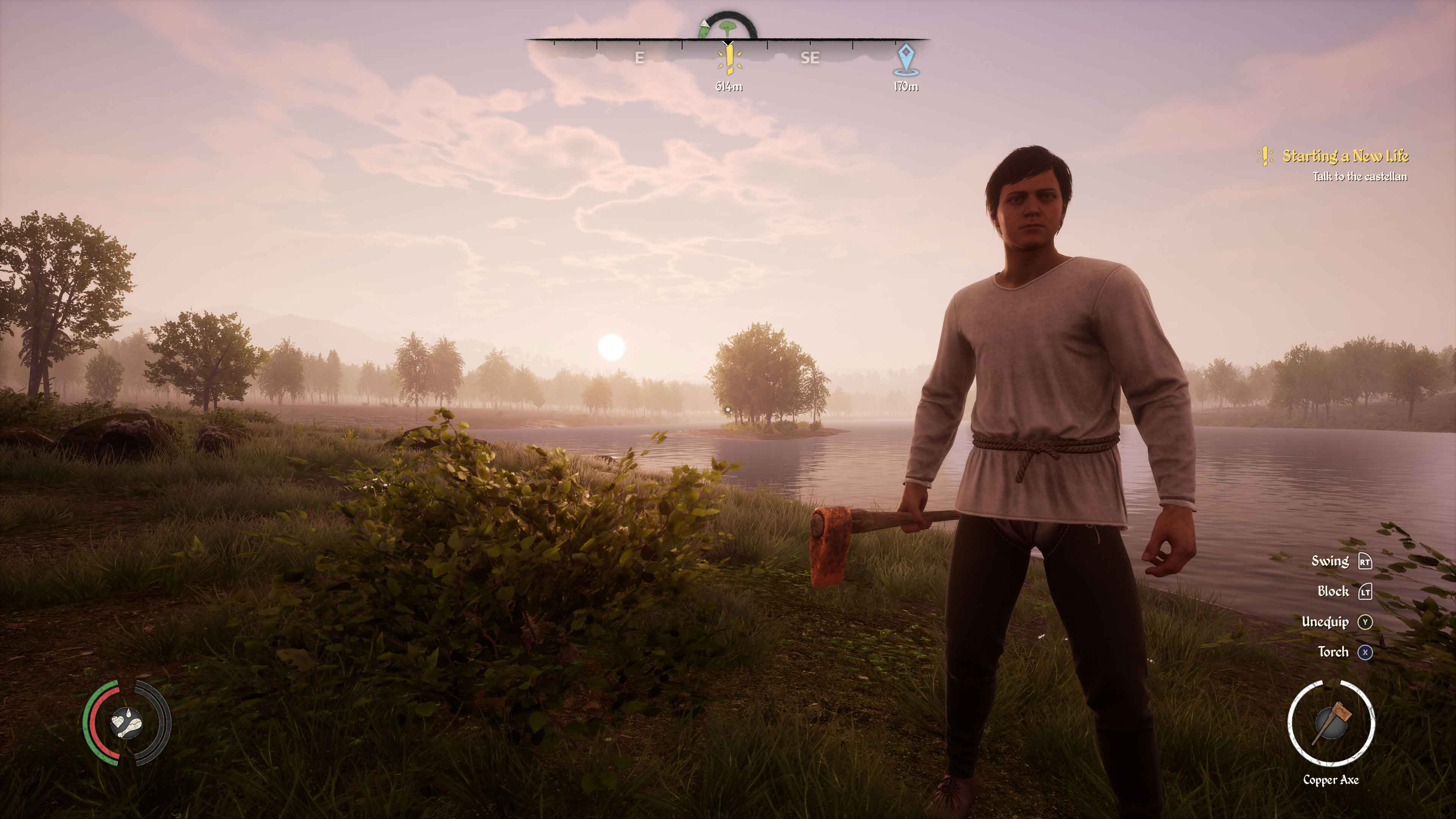 Screenshot im Querformat