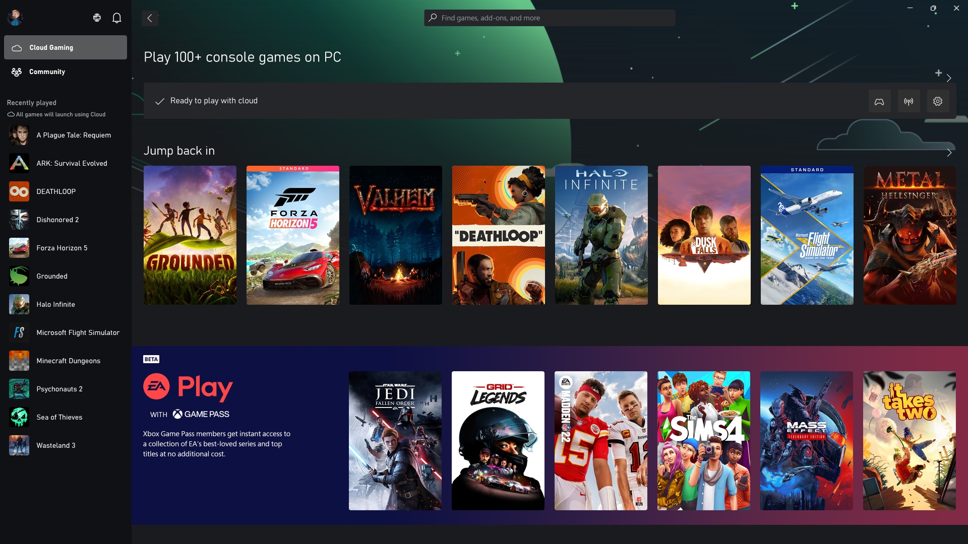 Spielen Sie ab heute Halo Infinite, Forza Horizon 5 und weitere Spiele aus der Cloud auf mehr Geräten