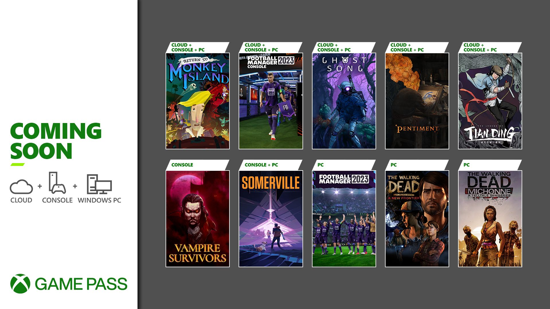 Demnächst im Xbox Game Pass erhältlich: Pentiment, Football Manager 2023, Somerville und mehr