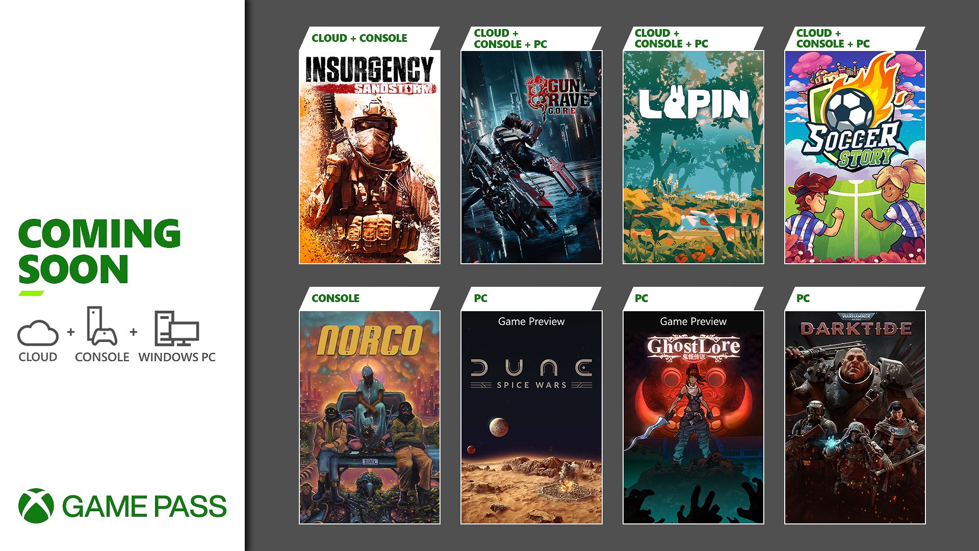 Neu im Xbox Game Pass: Gungrave GORE, Warhammer 40.000: Darktide, Dune: Spice Wars und mehr