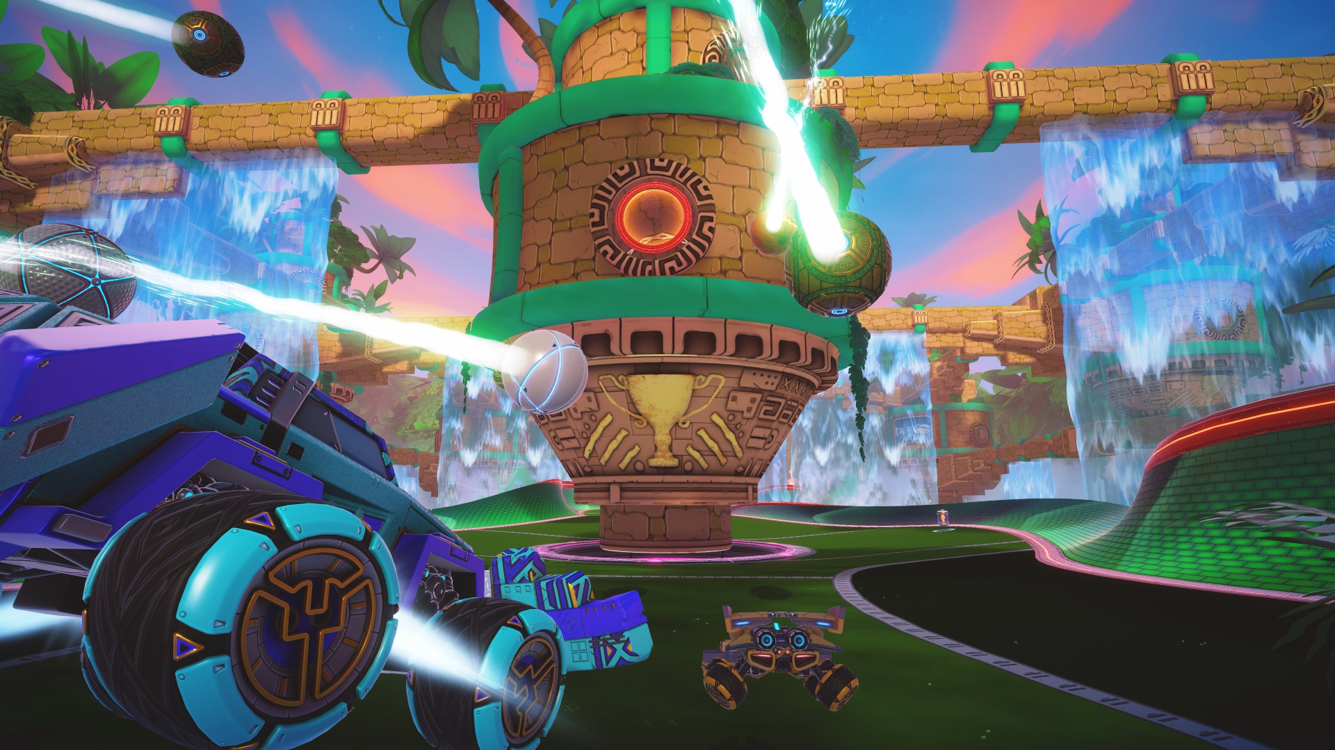 Rase durch uralte Tempel in Turbo Golf Racing Season 2: Aztec Run