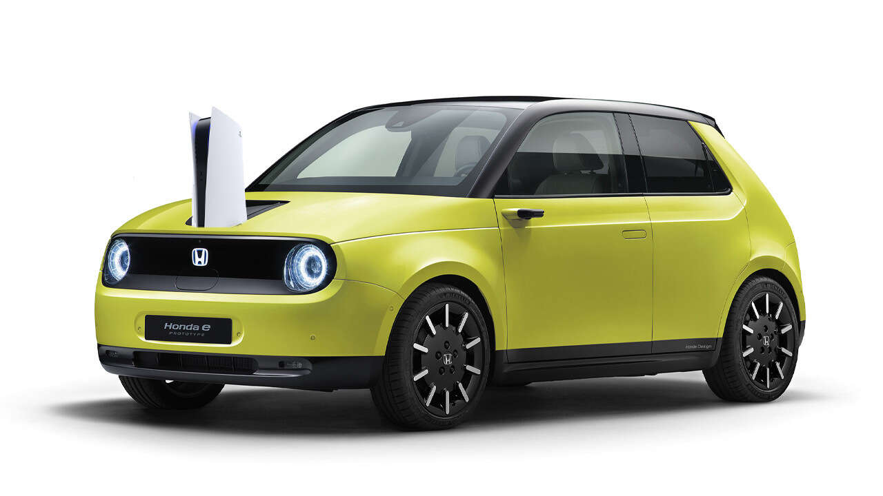 Honda will bis 2025 eine PS5-Konsole in seine Elektroautos einbauen