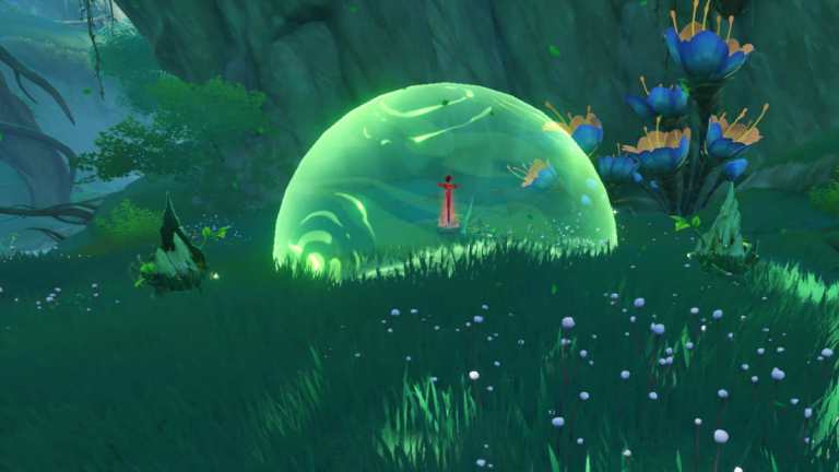 So entsperren Sie die Time Trial Challenge in Dendro Barrier in Apam Woods in Genshin Impact