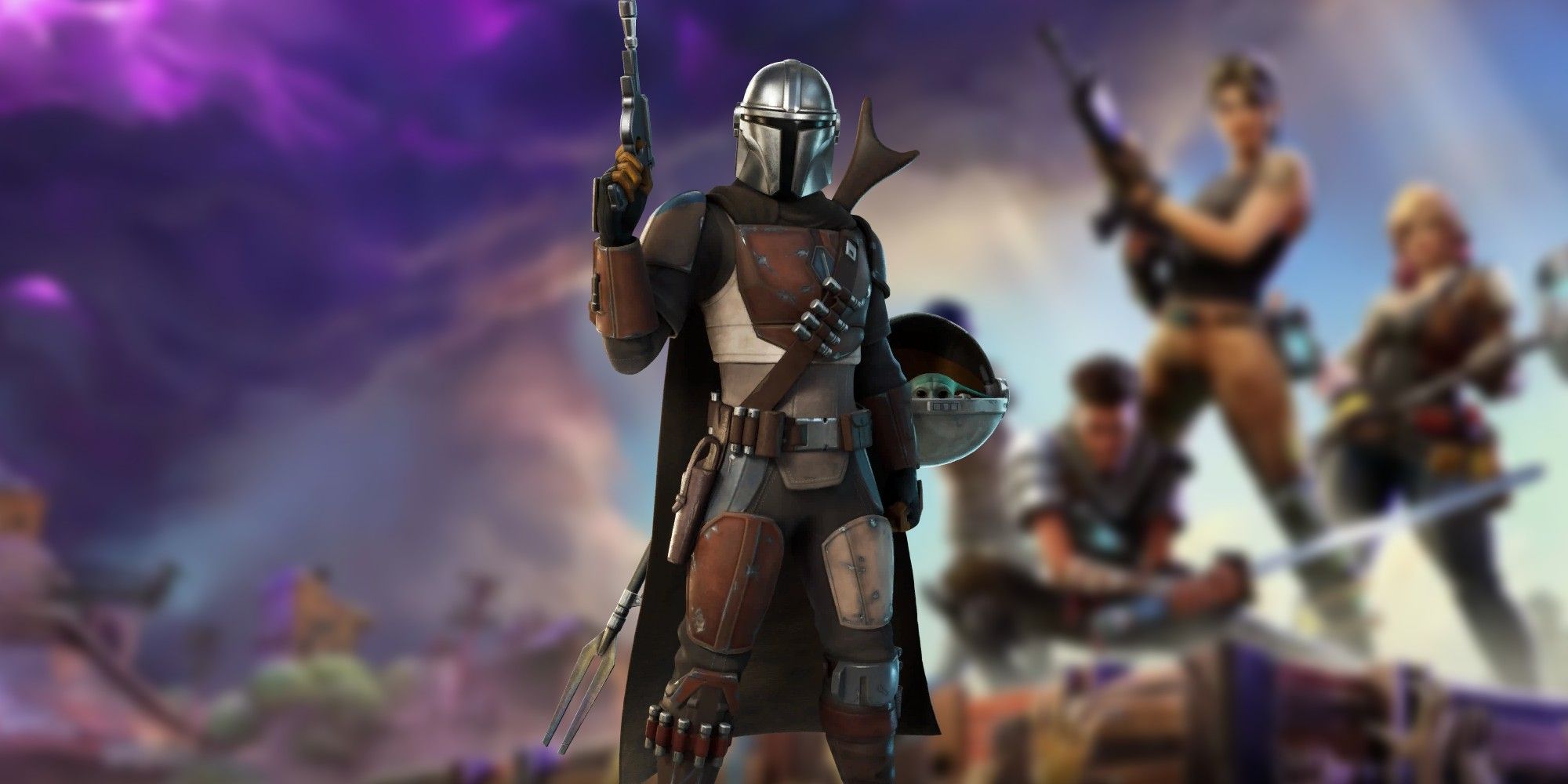 Der Mandalorianer und der Grogu in Fortnite