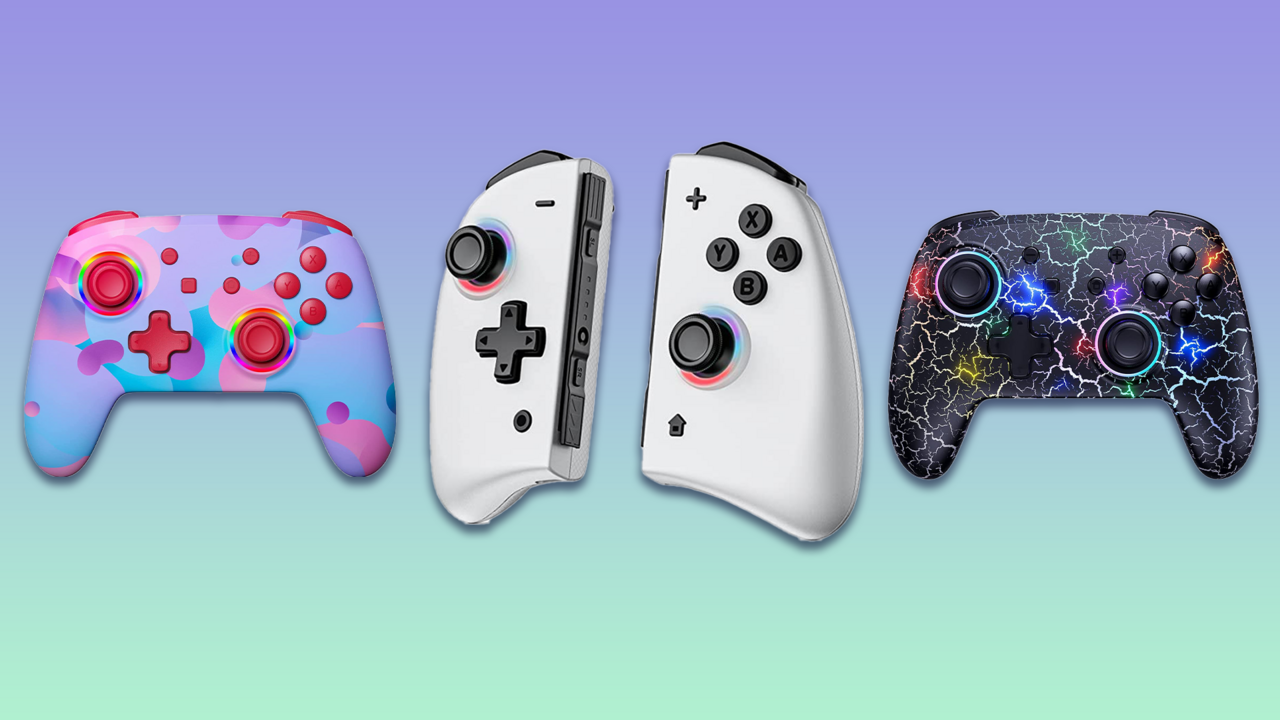 Sparen Sie viel bei diesen farbenfrohen Nintendo Switch Wireless Controllern