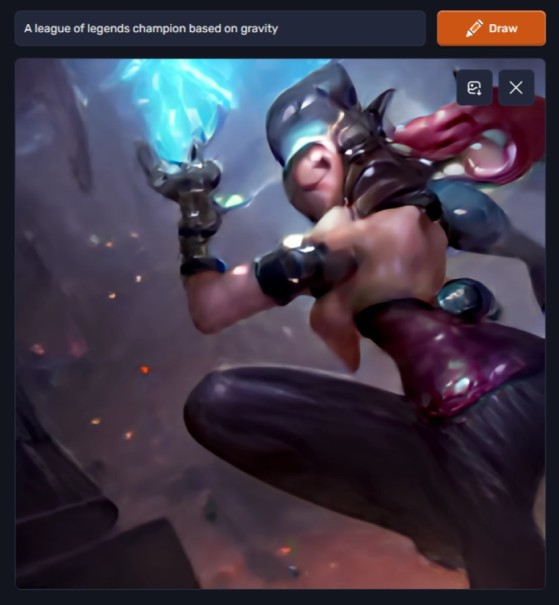 ... et c'est le supposé 'splash art' de notre nouveau champion - League of Legends