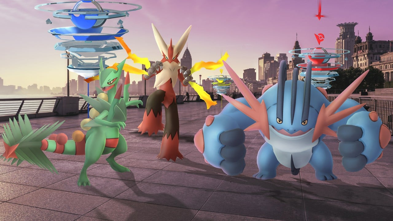 Mega Sceptile, Blaziken und Swampert debütieren nächste Woche im Pokémon GO-Event