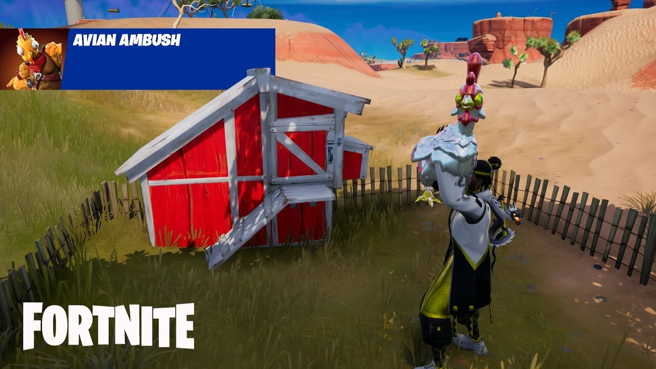 Alle Hühnerstall-Standorte in Fortnite Kapitel 3, Staffel 4
