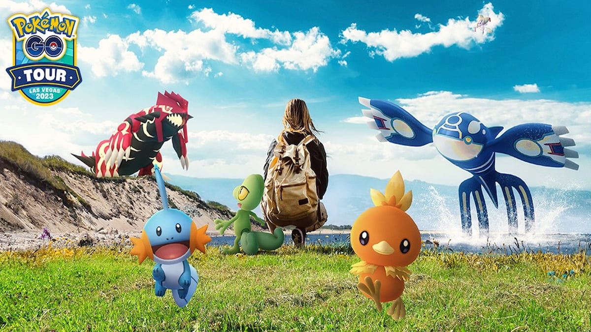 Das nächste persönliche Event von Pokémon Go wird Go Tour: Hoenn in Las Vegas sein, bei dem Urreversionsformen für Kyogre und Groudon freigesetzt werden