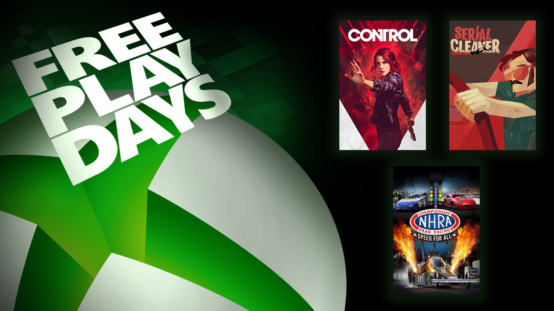 Free Play Days – Control, Serial Cleaner und NHRA Championship Drag Racing: Geschwindigkeit für alle